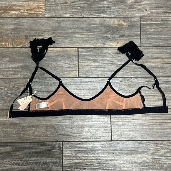NWT Free People X We Are HAH Guard Her Bra or Belt Black Lace Small Bralette - Picture 8 of 15